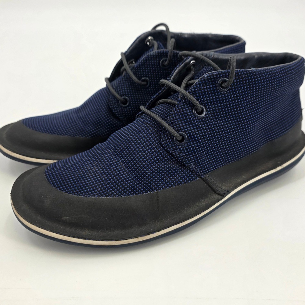 CAMPER BEETLE SNEAKERS WOMENS SIZE 5 / 35 BLUE LIGHTWEIGHT LACE UP FLEXIBLE KNIT